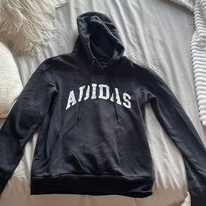 Adidas black sweat shirt. Super cute and comfy!